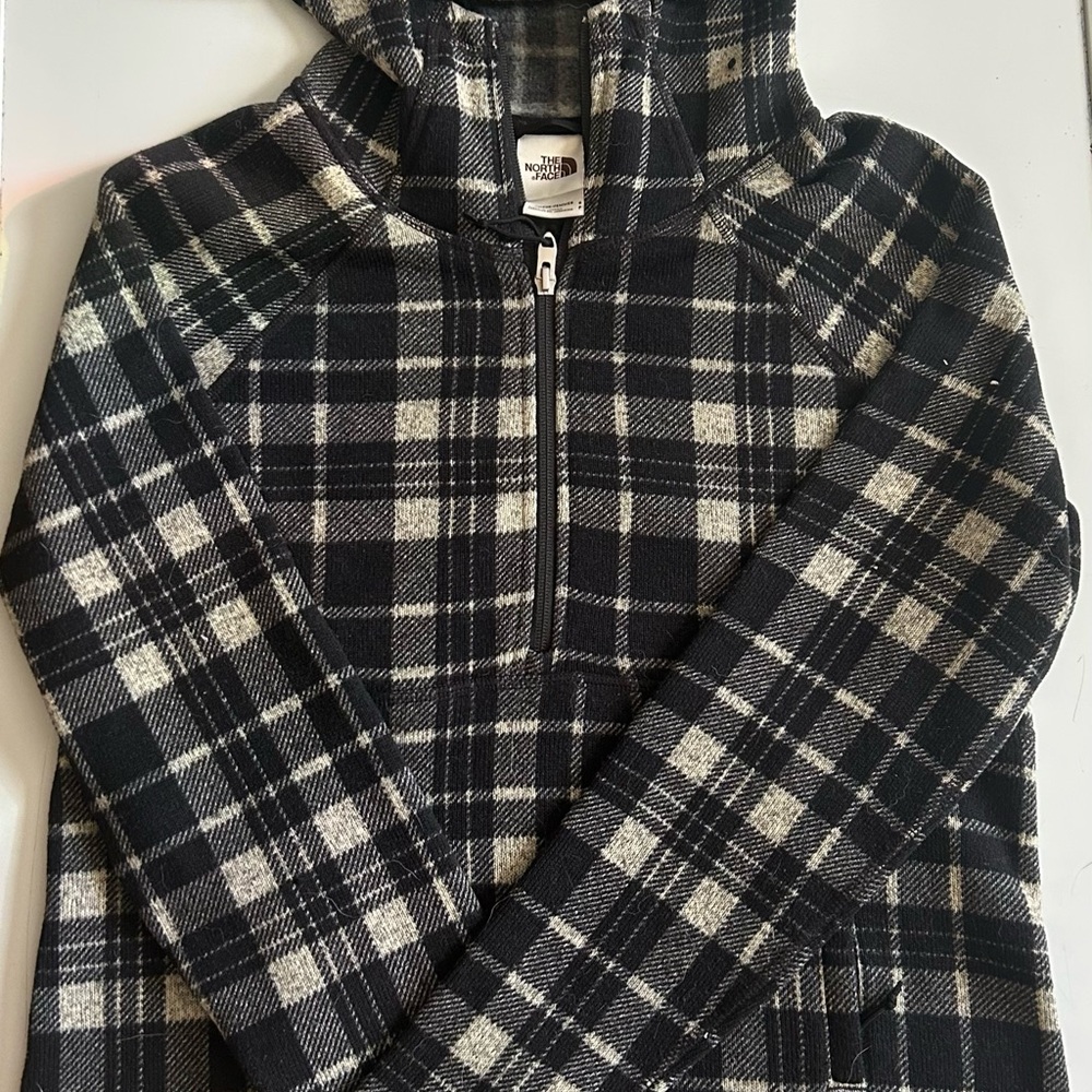The North Face Black and White Checkered Jacket
